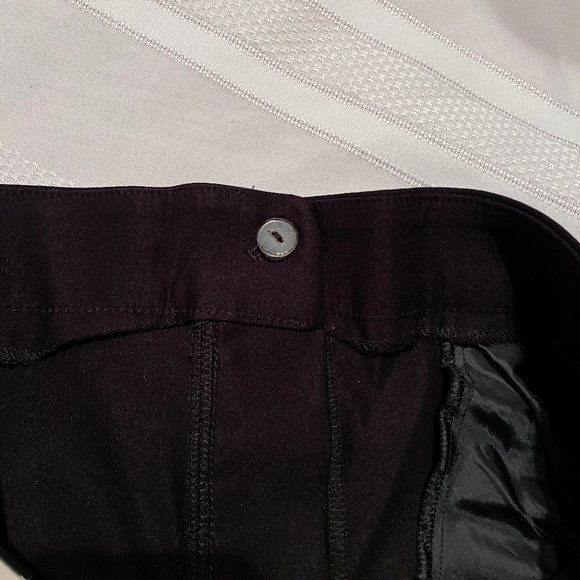 Anne Klein culottes, black, sz 8 - Picture 5 of 13